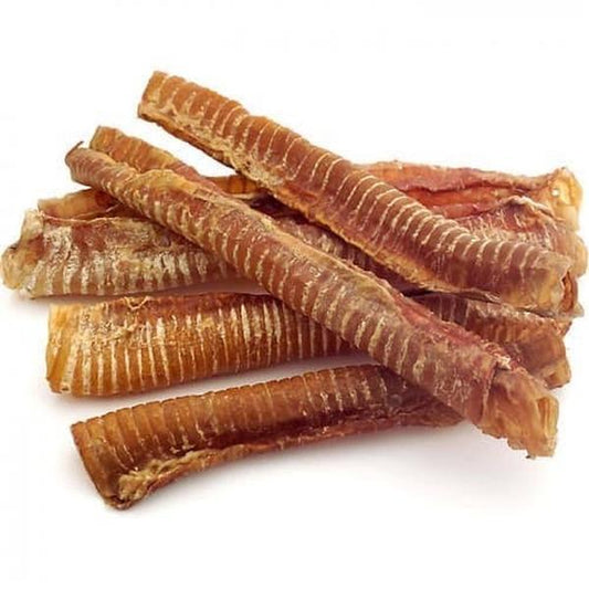 12” Beef Trachea (1 Pound) 100% Natural Dog Chew Treats - Single-Ingredient