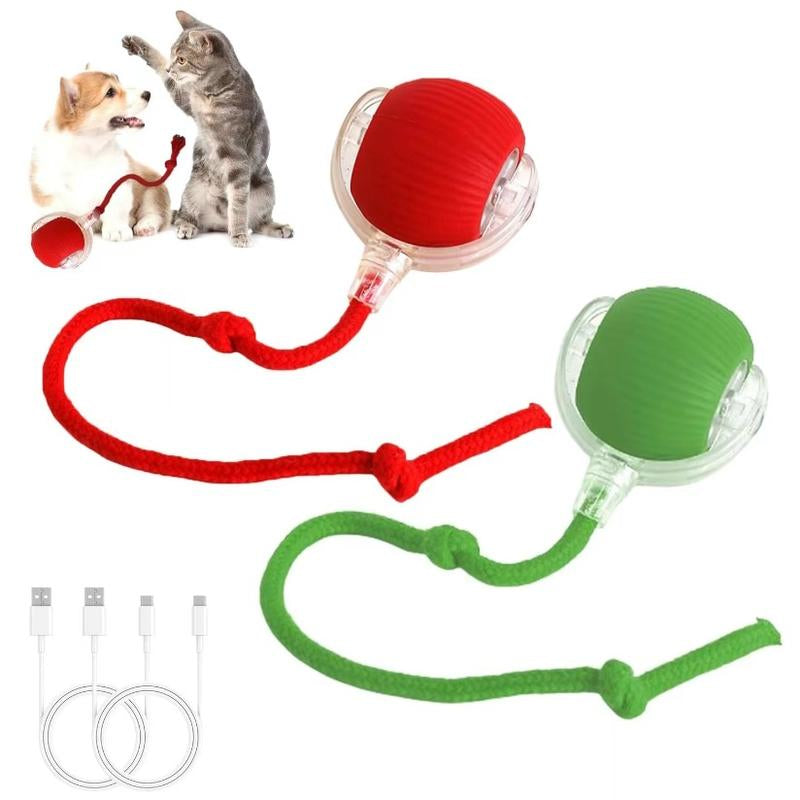 【Sale】Interactive Cat Toy Ball: Automatically Rolling Electric Ball, Suitable for Indoor Cats/Dogs, Brings the Fun of Chasing Tails. Motion Sensing, Keeps Pets Busy and Enjoys Rich Sports Stimulation. Great Pet Gifts/Supplies.