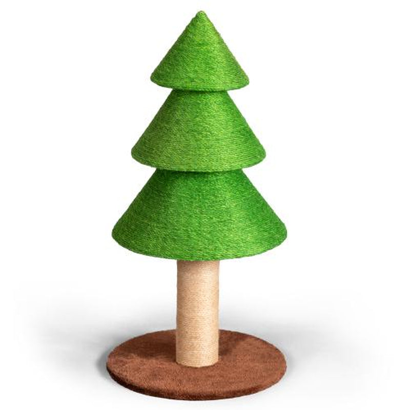 Rebuyhome 59In Large Tall Christmas Tree Cat Tower with 2 Cat Condos & Scratching Post, Soft Fleece Cat Tree with Teaser Toy & Sturdy Base & Built-In Openings for Indoor Cats, Green & White, Green, Pink