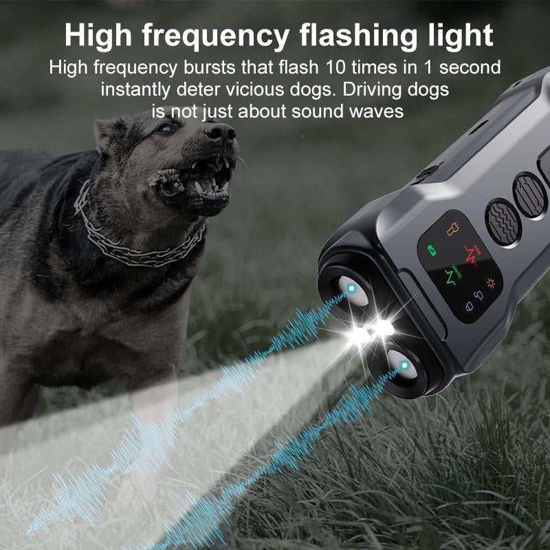 【Lentorgi】 Ultrasonic Dog Bark Deterrent Device – anti Barking Device for Dogs, Safe & Humane Dog Training Tool to Stop Barking, Indoor & Outdoor Use, 23Ft Long Range Rechargeable Bark Stopper
