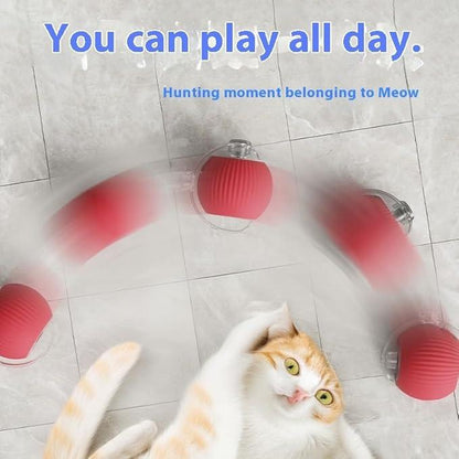 【Sale】Interactive Cat Toy Ball: Automatically Rolling Electric Ball, Suitable for Indoor Cats/Dogs, Brings the Fun of Chasing Tails. Motion Sensing, Keeps Pets Busy and Enjoys Rich Sports Stimulation. Great Pet Gifts/Supplies.