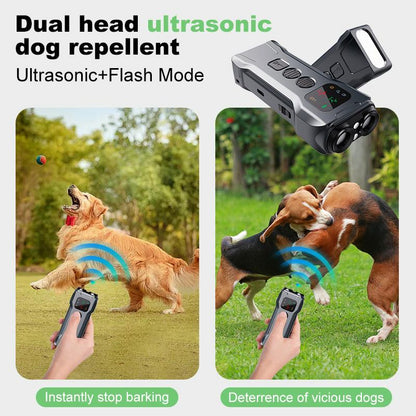 【Lentorgi】 Ultrasonic Dog Bark Deterrent Device – anti Barking Device for Dogs, Safe & Humane Dog Training Tool to Stop Barking, Indoor & Outdoor Use, 23Ft Long Range Rechargeable Bark Stopper