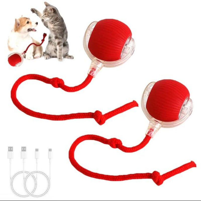 【Sale】Interactive Cat Toy Ball: Automatically Rolling Electric Ball, Suitable for Indoor Cats/Dogs, Brings the Fun of Chasing Tails. Motion Sensing, Keeps Pets Busy and Enjoys Rich Sports Stimulation. Great Pet Gifts/Supplies.